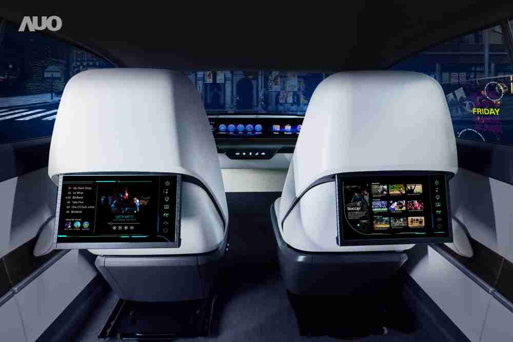 彩霸王新一代Smart Cockpit 2024，，以Micro LED先进显示技术优势，，，创建〝可卷式后座娱乐显示器〞，，，，仅在互动时才显示出所需画面及信息，，，扩充更丰富的娱乐和交互信息服务，，，，获国际奖项荣耀